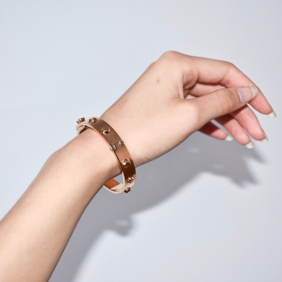 Michael Kors Jewelry - MICHEAL KORS Rose Gold Plated Cuff